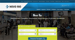 Desktop Screenshot of novorio.com.br