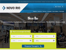 Tablet Screenshot of novorio.com.br